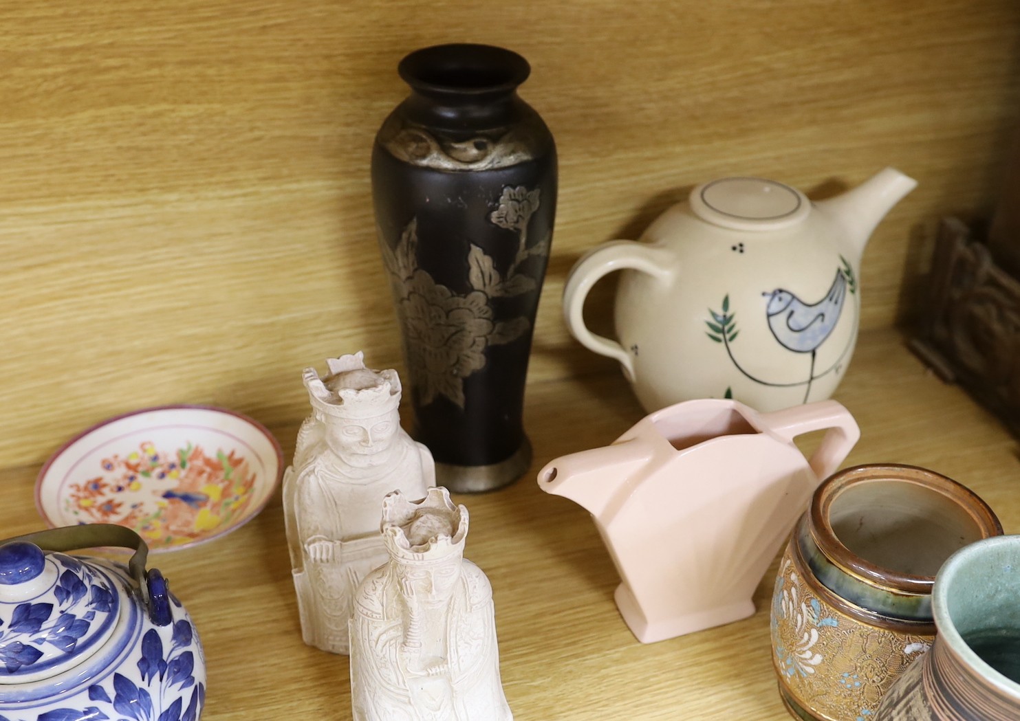 A Doulton ‘Slaters patent’ jar, and other various ceramics